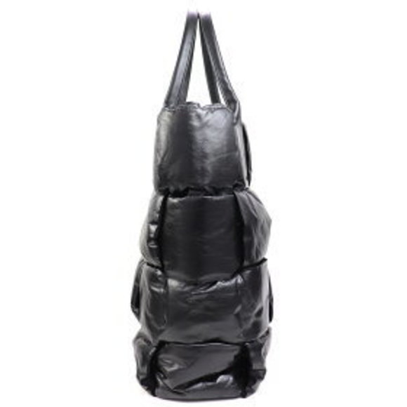 Bottega Veneta Intrecciato Squash Tote Black Handbag Maxi Cassette - Picture 4 of 13